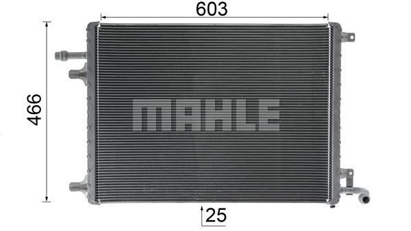 Engine cooling radiator Mahle/Behr CIR 29 000P