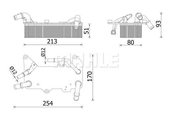 Mahle/Behr Oil Cooler, automatic transmission – price [object Object] PLN