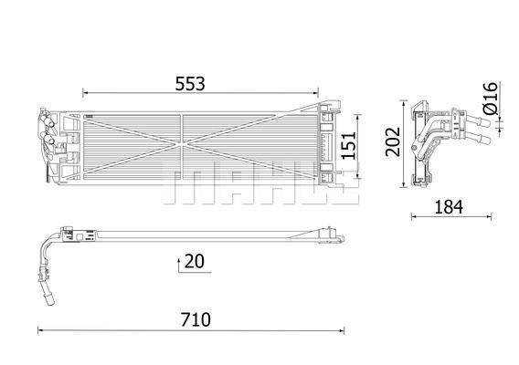 Mahle/Behr Oil Cooler, automatic transmission – price [object Object] PLN