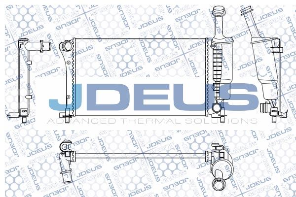 J. Deus M-011017A Radiator, engine cooling M011017A