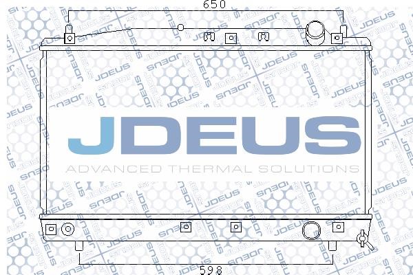 J. Deus M-0280640 Radiator, engine cooling M0280640