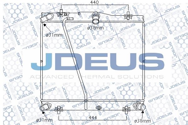 J. Deus M-0280830 Radiator, engine cooling M0280830
