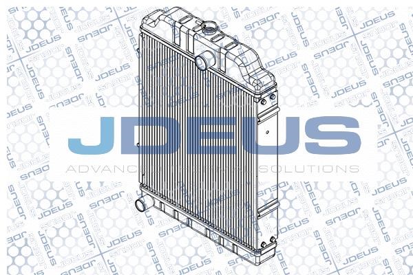 J. Deus M-0980080 Radiator, engine cooling M0980080