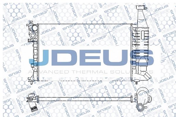 J. Deus M-007046A Radiator, engine cooling M007046A