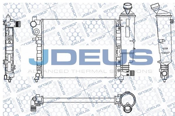 J. Deus M-0070490 Radiator, engine cooling M0070490