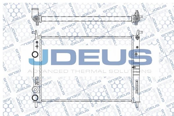 J. Deus M-0110550 Radiator, engine cooling M0110550