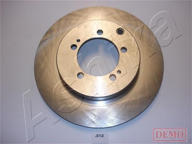 Ashika 61-05-512C Rear ventilated brake disc 6105512C