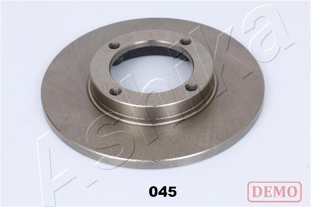 Ashika 60-00-045C Unventilated front brake disc 6000045C