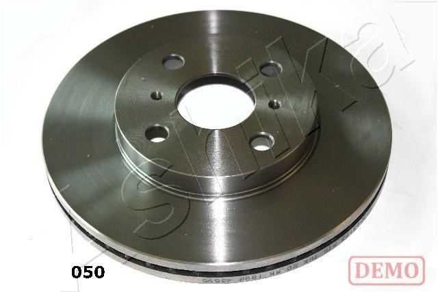 Ashika 60-00-0500C Unventilated front brake disc 60000500C