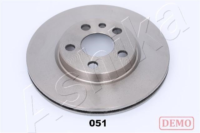 Ashika 60-00-0510C Front brake disc ventilated 60000510C