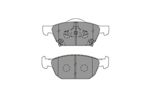Kavo parts KBP-2067 Brake Pad Set, disc brake KBP2067