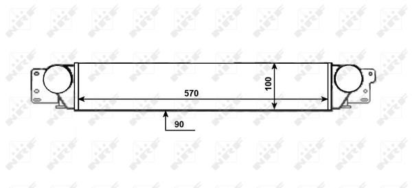 Intercooler charger Chevrolet: 309087 NRF Intercooler, charger