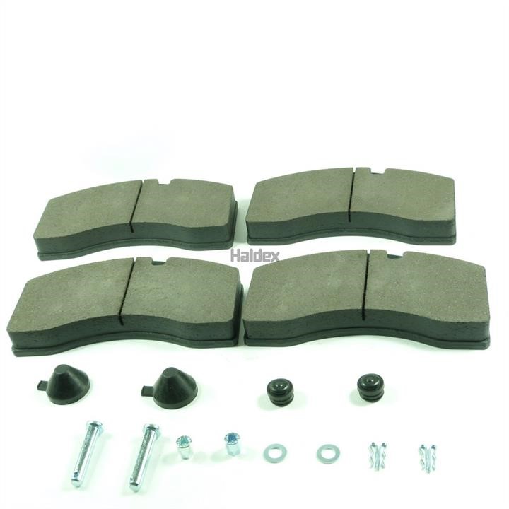 Haldex 1911589010 Brake Pad Set, disc brake 1911589010