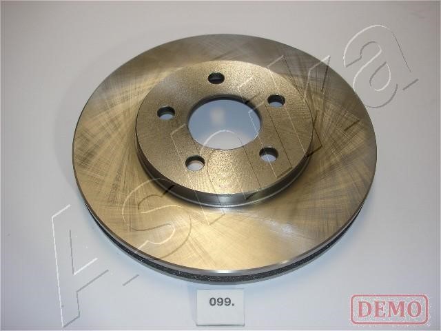 Ashika 60-00-099C Front brake disc ventilated 6000099C