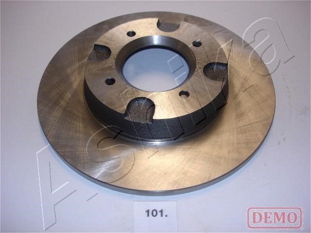 Ashika 60-01-101C Unventilated front brake disc 6001101C
