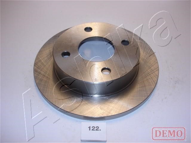 Ashika 60-01-122C Unventilated front brake disc 6001122C