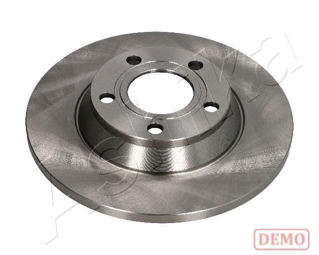 Ashika 60-00-0930C Unventilated front brake disc 60000930C
