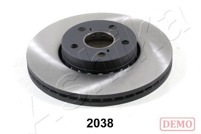 Ashika 60-02-2038C Front brake disc ventilated 60022038C