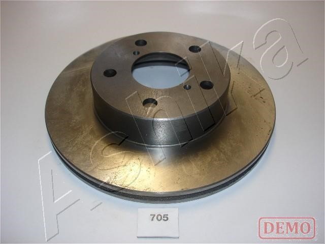 Ashika 60-07-705C Front brake disc ventilated 6007705C