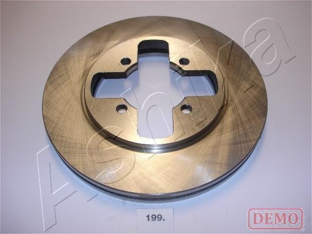 Ashika 60-01-199C Front brake disc ventilated 6001199C