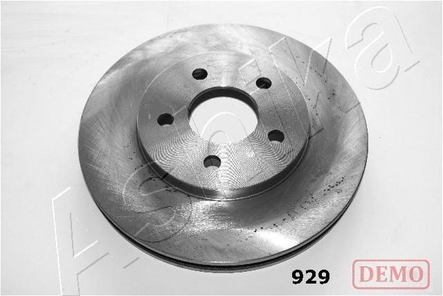 Ashika 60-09-929C Front brake disc ventilated 6009929C