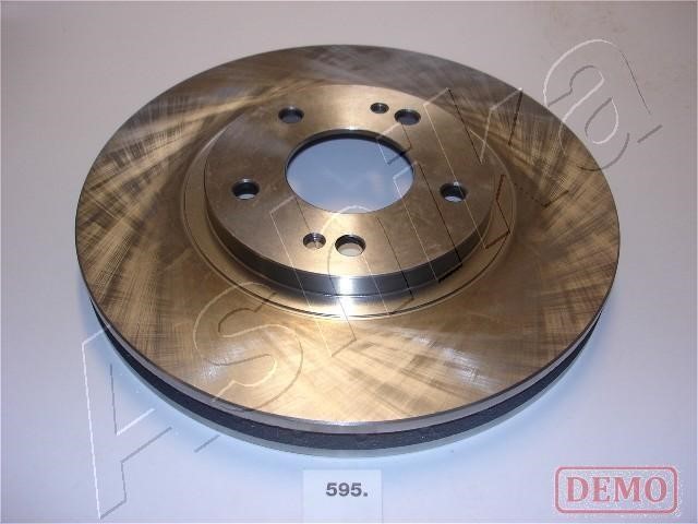 Ashika 60-05-595C Front brake disc ventilated 6005595C