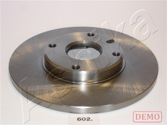 Ashika 60-06-602C Unventilated front brake disc 6006602C