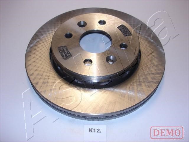 Ashika 60-0K-012C Front brake disc ventilated 600K012C