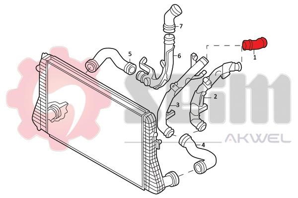 Seim Intercooler pipe – price [object Object] PLN