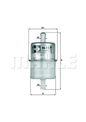 Mahle/Knecht KL 11 Fuel filter KL11