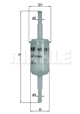 Mahle/Knecht KL 15 Fuel filter KL15