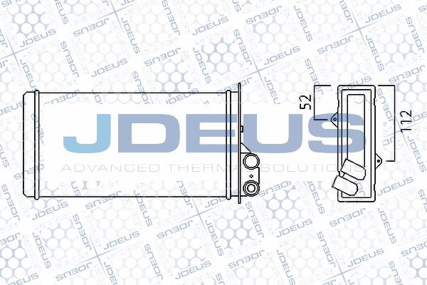 J. Deus M-2230180 Heat exchanger, interior heating M2230180