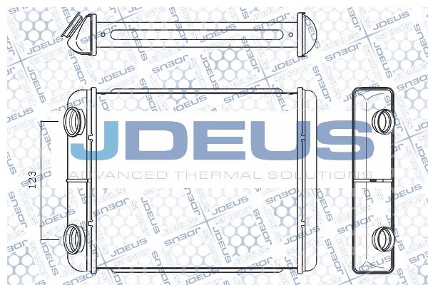 J. Deus M-223032A Heat Exchanger, interior heating M223032A
