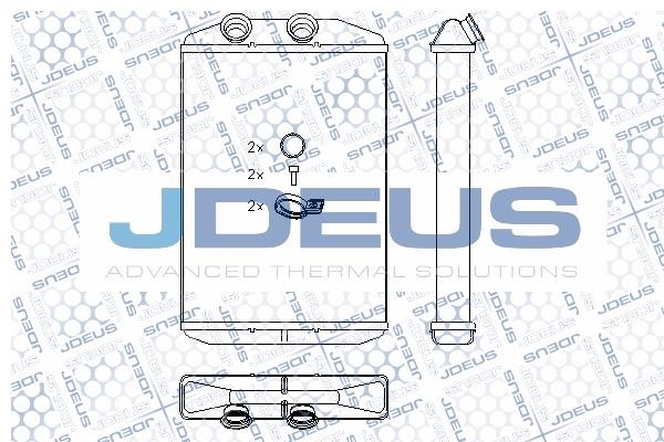 J. Deus M-2231060 Heat exchanger, interior heating M2231060