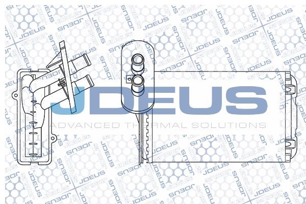 J. Deus M-2300030 Heat exchanger, interior heating M2300030