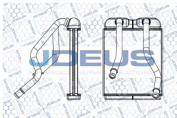 J. Deus M-2300570 Heat Exchanger, interior heating M2300570