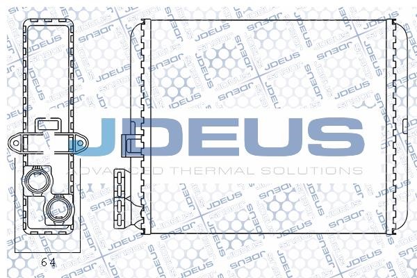 J. Deus M-231053A Heat Exchanger, interior heating M231053A