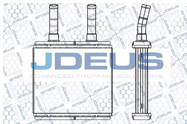 J. Deus M-254009A Heat Exchanger, interior heating M254009A