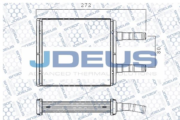 J. Deus M-2540150 Heat Exchanger, interior heating M2540150