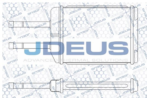 J. Deus M-2560250 Heat exchanger, interior heating M2560250