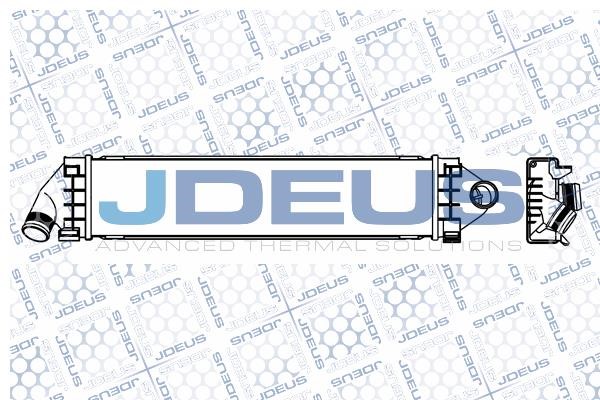 J. Deus M-812120A Intercooler, charger M812120A