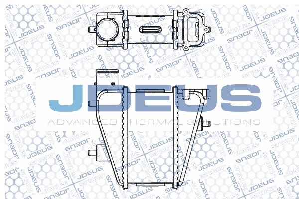 J. Deus M813010A Intercooler, charger M813010A
