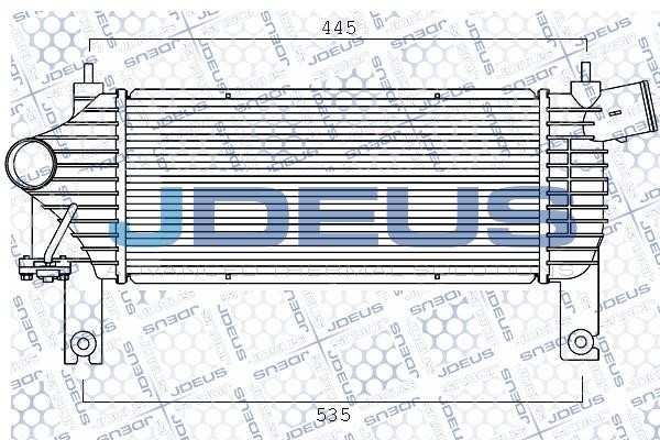 J. Deus M-819061A Intercooler, charger M819061A