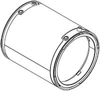 Dinex 58014 Soot/Particulate Filter, exhaust system 58014