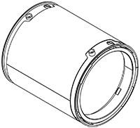Dinex 58031 Soot/Particulate Filter, exhaust system 58031