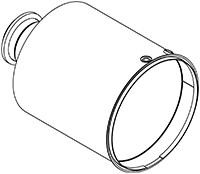 Dinex 58048 Soot/Particulate Filter, exhaust system 58048