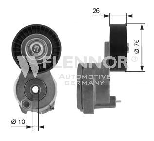 Flennor FS99473 V-ribbed belt tensioner (drive) roller FS99473