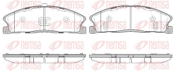 Kawe 1495 00 Front disc brake pads, set 149500