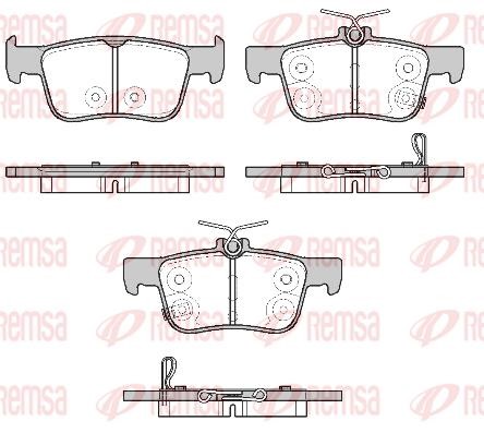 Kawe 1551 20 Brake Pad Set, disc brake 155120