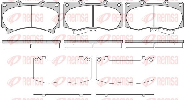 Kawe 1220 02 Brake Pad Set, disc brake 122002